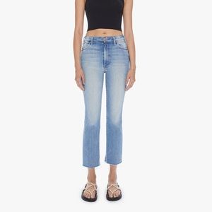 Mother Hustler Ankle Fray Jeans 29 Au Revoir